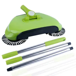 Wholesale broom hand propelled spin broom floor sweeper with telescopic handle