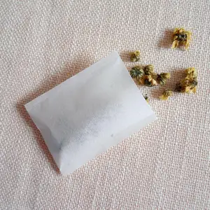 Paper Tea Bag Wholesale Natural Filter Paper Heat Seal Empty Tea Bags