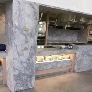 Buona lastra prezzo di lusso fantastic <span class=keywords><strong>calacatta</strong></span> grigio controsoffitto quarzite pietra <span class=keywords><strong>cucina</strong></span> in marmo top - Product Image 6