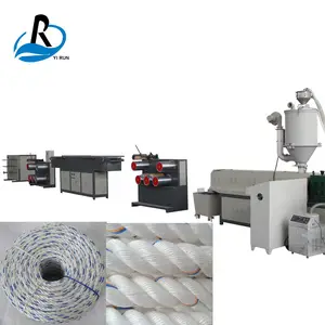 pp raffia twine stretching machinery / plastic extrusion line/ pp raffia tape yarn extruding making machine