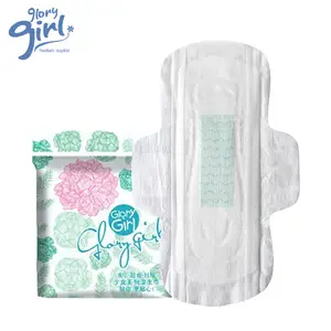 Periode Grondstof Comfortabele Menstruatie Anion Katoen Bamboevezel Pad Maandverband Voor Vrouwen