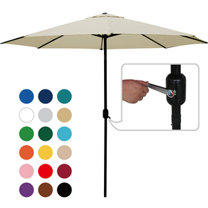 Flame-sombrilla electrónica con calentador de mesa para Patio, muebles de exterior, ruedas con fundente, aprobado por la Ce - Product Image 1