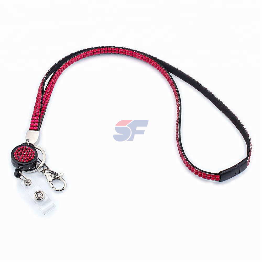 SQEP Custom PVC ID Card Holder with Silicone Strap Lanyard Wholesale Silicon Cellphone Strap Lanyard Image 5