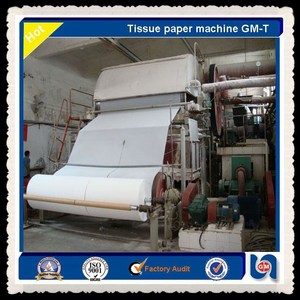 Guangmao marca 1092 mm 1 - <span class=keywords><strong>2</strong></span> ton por día pequeña industria tejido / papel higiénico de papel que hace la máquina - Product Image 5