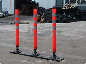 <span class=keywords><strong>Base</strong></span> redonda de plástico flexible seguridad vial <span class=keywords><strong>delineator</strong></span> bolardo - Product Image 3