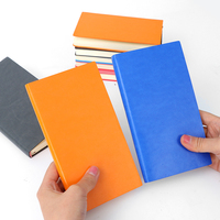 Cuaderno impreso personalizado con calendario A7, Funda de cuero PU suave con costura de sillín, bolsillo para viajeros a la venta