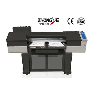 Harga Pabrik Multicolor Digital T Mesin Sablon Kaos Zhongye T Shirt Printer Kinerja Tinggi Kanvas Pakaian Printer