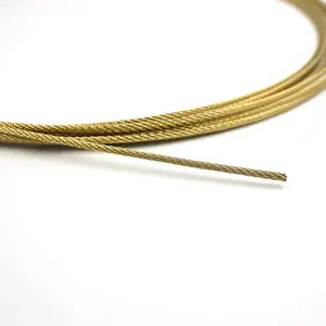 High quality brass coated steel wire cable