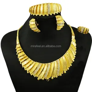 New Arrival Lady Gorgeous Jewelry Sets 18 K Gold Plated Jewelry Set 2018 Fashion Necklaces