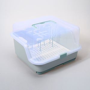 新しい赤ちゃんカトラリー排水機キッチン乾燥卸売プラスチック大型食器排水機 - Product Image 1
