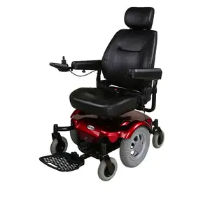 Anti-Rollback-Rampe Heavy Duty Power Faltbarer Soft Seat Elektro rollstuhl für Behinderte