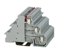SUK-2.5/3-3 Din Rail Terminal Block Triple Deck UniversalแผงMount UKสกรูDIKDลวดเชื่อมต่อสามระดับ3ชั้น