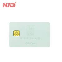Contacto de impresión personalizado, venta al por mayor, tarjeta inteligente con chip IC sle4442