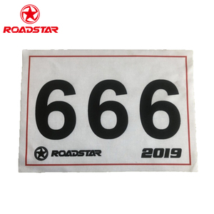 Numéros de bavoir en tissu de taille personnalisée Marathon Running Race Numbers - Product Image 5