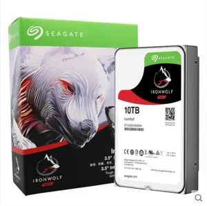 Seagate-disco duro de servidor (ST10000VN0004), Iron Wolf Series, 10TB, 7200 RPM, 256M, SATA3, almacenamiento conectado a la red (NAS)