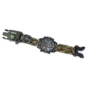 Edc — <span class=keywords><strong>montre</strong></span> de survie en plein air, parapluie, tissage de corde, <span class=keywords><strong>pour</strong></span> urgence, sifflet, <span class=keywords><strong>montre</strong></span> d'alpinisme - Product Image 5