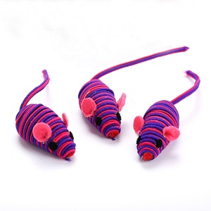 Giocattoli del gatto fasce di cuoio mouse può tirare colorato scelte tra cui fruscio prodotti per animali domestici - Product Image 4