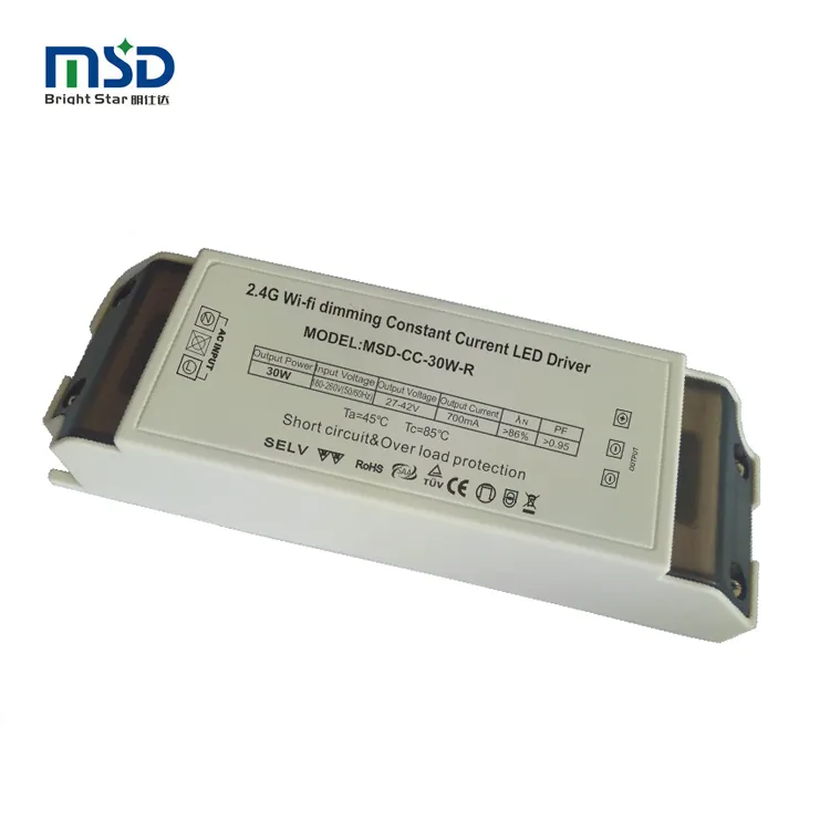 30W Constante Stroom Dimbare Rgb Led Driver Voor Celling Lamp 16 Miljoenen Kleuren 2.4G Rgb Cct Rgb