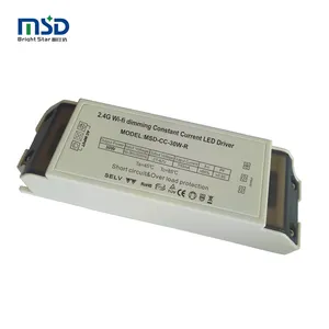 30W constant current Dimmable rgb LED Driver for Celling Lamp 16 Millions of Colors 2.4G RGB CCT RGB