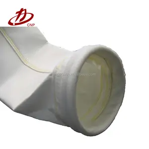 Polyamide needled fabric fiber glass filter bag