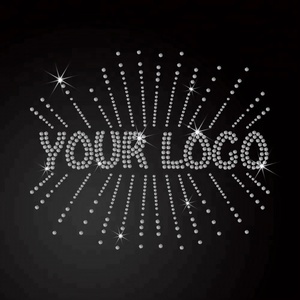 Transfert <span class=keywords><strong>de</strong></span> strass personnalisé à repasser sur lettres pour t-shirt logo - Product Image 2