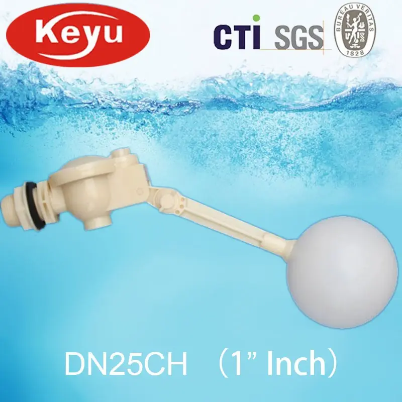 Industrial Float Valve 1'' Inch Water Tank Float Valve Keyu Factory Supplier