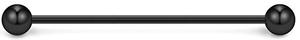 Gaby personalizzato 316L 14G <span class=keywords><strong>acciaio</strong></span> <span class=keywords><strong>chirurgico</strong></span> smerigliato industriale bilanciere orecchino <span class=keywords><strong>piercing</strong></span> gioielli - Product Image 3