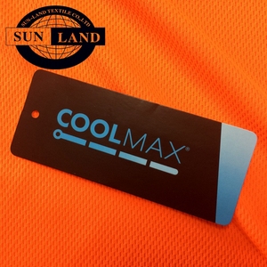 55% Coolmax 45% coolpass chức năng nhanh chóng khô Wicking đan chim-mắt lưới vải cho thể thao T-Shirt - Product Image 1