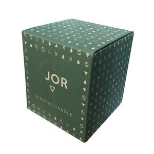 Impresión de papel de cartón blanco de lujo, dorado y plateado, embalaje de vela de lujo - Product Image 3