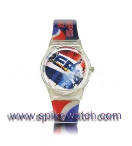 reloj de plástico reloj del regalo atento a pepsi relojes de cuarzo - Product Image 1