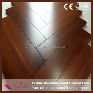 Guangzhou tedarikçisi stok Ucuz 18x120mm Merbau Parke