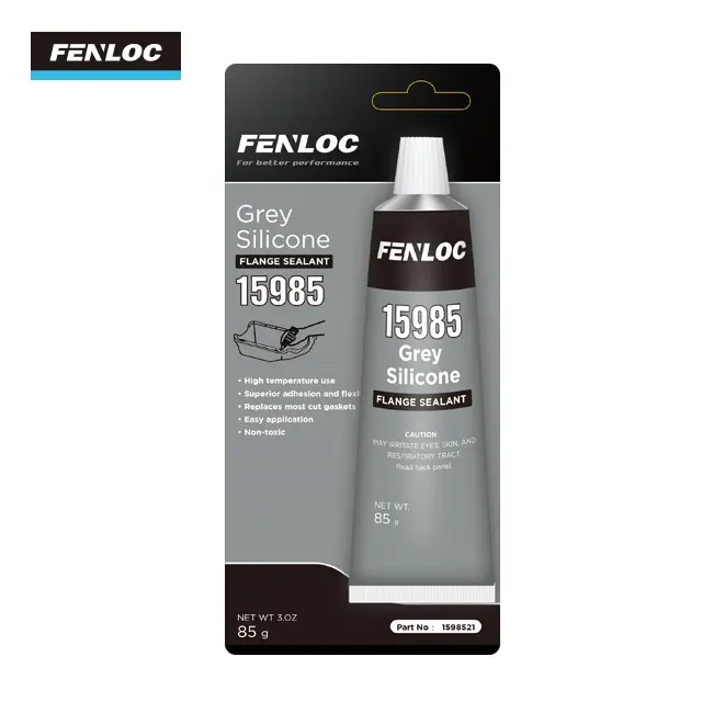 Fenloc 85g grey or red color High-Temp RTV Silicone Gasket Maker for cars