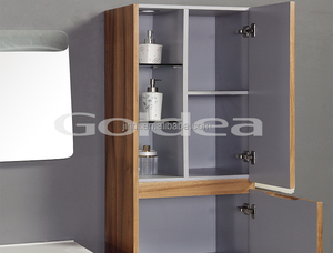 Montado en <span class=keywords><strong>la</strong></span> pared de madera PVC grano frustró tocadores de baño vanidades mal MOBE - Product Image 4