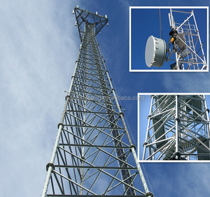 Torre <span class=keywords><strong>de</strong></span> Acero Tubular <span class=keywords><strong>de</strong></span> 3 Patas para Comunicación, Radio FM, TV y Satélite - Product Image 3