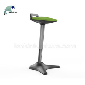 <strong>Adjustable</strong> <strong>Height</strong> Swivel Bar <strong>Stool</strong> - Contemporary Bar Chair <strong>Stool</strong> - Product Image 2