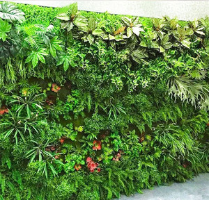 Hierba artificial verde Plantas de plástico Arbusto de hojas Verdor artificial Hojas tropicales para <span class=keywords><strong>el</strong></span> hogar Decoración de la boda Suministros para fiestas - Product Image 6
