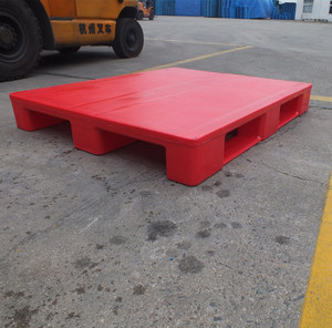 Palet de Plástico Moldeado por Inyección de Fabricante, Palet Rojo para Uso Alimentario - Product Image 3