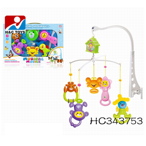 B/O en plastique bébé <span class=keywords><strong>mobile</strong></span> jouets bébé <span class=keywords><strong>musical</strong></span> <span class=keywords><strong>lit</strong></span> cloche HC328212 - Product Image 4