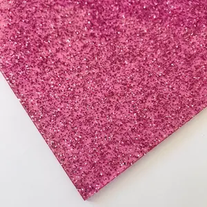 Alands Vàng Glitter Cast Acrylic Sheet Để Trang Trí