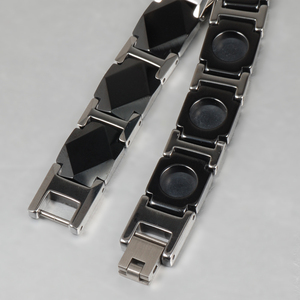 Thiết Kế Mới Nhật Bản Và Hàn Quốc Thị Trường 7.0Mm Lớn 99.999% Germanium Từ Gốm Vòng Đeo Tay - Product Image 4