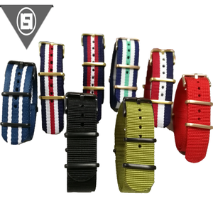 China productos más vendidos de moda estilo personalizado poliéster NATO reloj <span class=keywords><strong>Correa</strong></span> con multi color - Product Image 4
