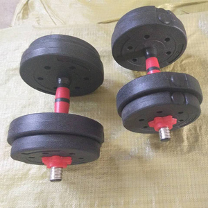 Newest High Grade Round Head Attractive Weightlifting Cement Flexible Dumbbells <strong>Set</strong> Body Men Muscle Exercise <strong>Dumbells</strong> <strong>Set</strong> <strong>20kg</strong> - Product Image 3