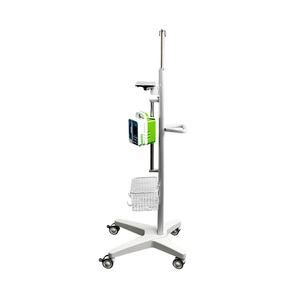 รถเข็นปั๊มฉีดยาแบบเคลื่อนที่พร้อมขาตั้งและถุงปั๊มฉีดยา - Product Image 2