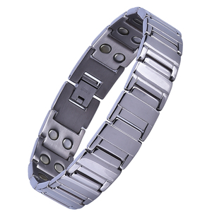 Bracelet magnétique en <span class=keywords><strong>germanium</strong></span> de santé en titane en gros, avantages - Product Image 4