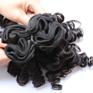 Brasiliano Capelli Ricci Funmi Onda Pacchi Dei Capelli 100% Umani di Remy di Estensione Dei Capelli - Product Image 2