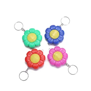 Porte-clés créatif en forme de fleur avec Flash Led, porte-clés Portable, 1 pièce