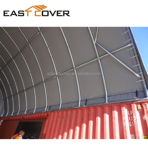 Trung Quốc Kim Loại Lưu Trữ Nhà Kho Lớn PVC Dome Đôi Giàn Vải Công Nghiệp <span class=keywords><strong>Container</strong></span> Nơi Trú Ẩn - Product Image 4