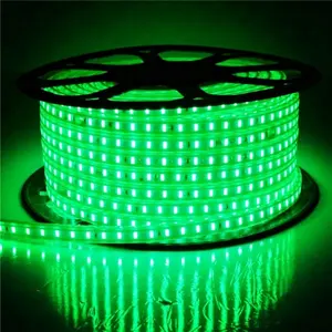 80m/ロール中国LEDライト220V 108leds/M SMD3014防水ピンク色LEDストリップベルト