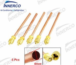 Vanne d'accès aux pièces <span class=keywords><strong>de</strong></span> réfrigération/vanne d'accès <span class=keywords><strong>de</strong></span> remplissage <span class=keywords><strong>de</strong></span> tube en cuivre 1/4 "vanne <span class=keywords><strong>de</strong></span> charge SAE - Product Image 3