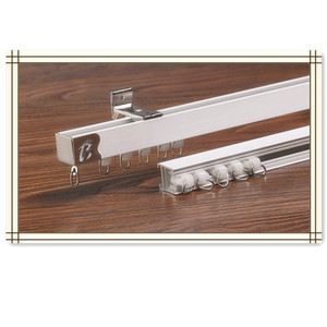 <span class=keywords><strong>Rail</strong></span> de rideau pour baie vitrée photos rideau piste transporteurs métal <span class=keywords><strong>rail</strong></span> de <span class=keywords><strong>plafond</strong></span> ivoire tringle à rideau - Product Image 2